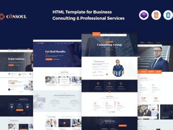 Consoul - Consulting HTML Template Yazı Tipi