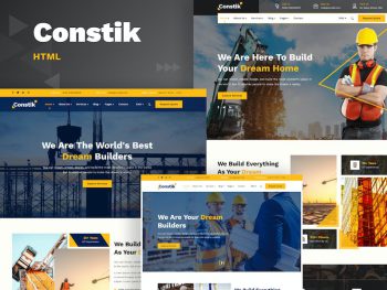 Constik - Real Estate Building Construction HTML Yazı Tipi