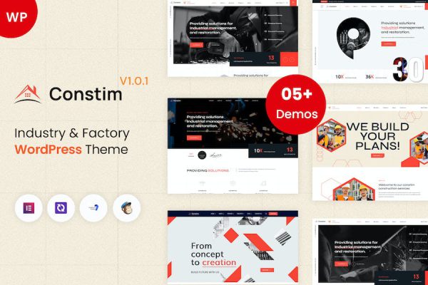 Constim - Industry & Factory WordPress Teması