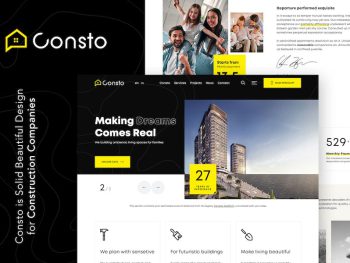 Consto | Industrial Construction Company HTML Temp Yazı Tipi