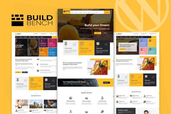 Construction Building - Buildbench WordPress Teması