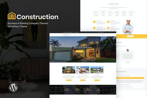 Construction - Business & Building Company WordPre WordPress Teması