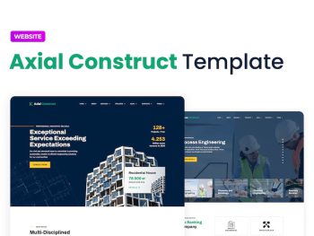 Construction Company Website Template Yazı Tipi