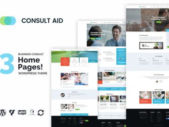 Consult Aid Business Consulting & Finance WP Theme WordPress Teması