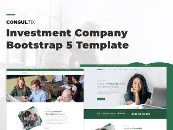 Consultix - Investment Company Bootstrap 5 Templat Yazı Tipi