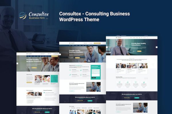 Consultox - Consulting Business WordPress Teması