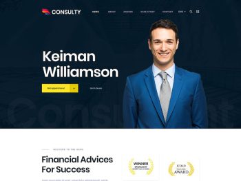 Consulty - Finance Consulting and Insurance HTML T Yazı Tipi