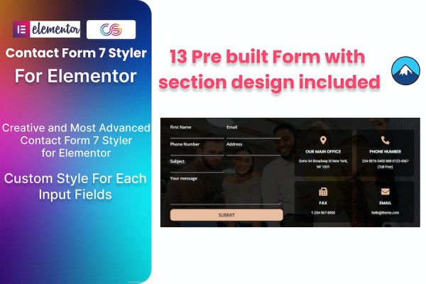 Contact Form 7 Styler Addon For Elementor WordPress Eklentisi