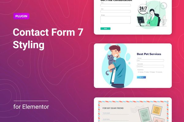 Contact Form 7 styling for Elementor WordPress Eklentisi