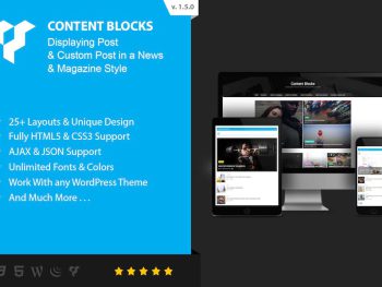 Content Blocks Layout For WPBakery Page Builder WordPress Eklentisi