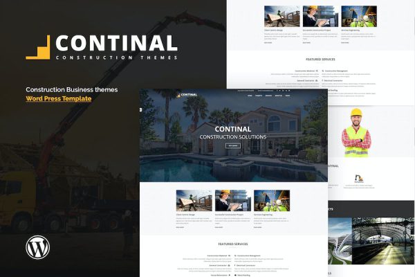 Continal - Construction & Business WordPress Teması