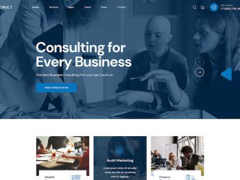 Conult - Consulting Businesss WordPress Teması