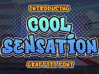 Cool Sensation - Graffiti Font Yazı Tipi