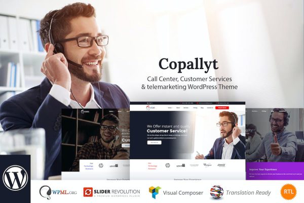 Copallyt - Call Center & Telemarketing  T WordPress Teması