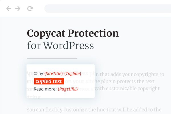 Copycat Protector for WordPress WordPress Eklentisi