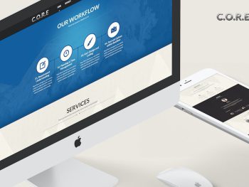 Core - One Page Responsive HTML5 Template Yazı Tipi