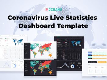 Coronavirus Live Statistics Dashboard Template Yazı Tipi