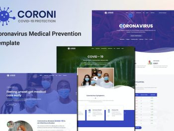 Coroni - Coronavirus Medical Prevention Template Yazı Tipi