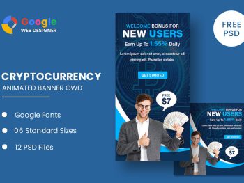 Corporate Animated Banner Google Web Designer Yazı Tipi