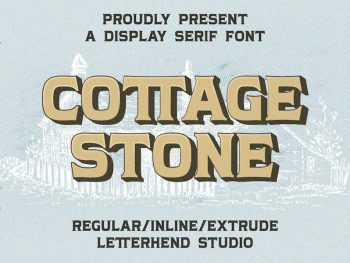 Cottage Stone Yazı Tipi