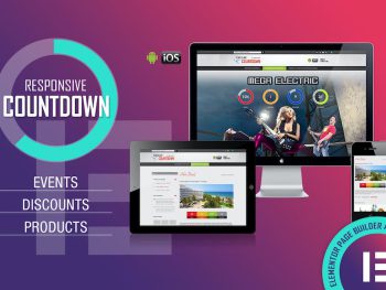 CountDown PRO - Events/Products - Elementor Widget WordPress Eklentisi