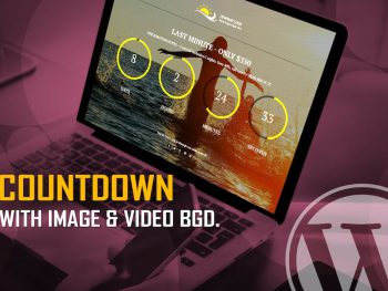 CountDown With Image or Video Background WP Plugin WordPress Eklentisi