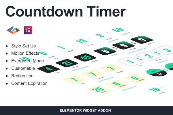 Countdown Timer Elementor Page Builder Addon WordPress Eklentisi