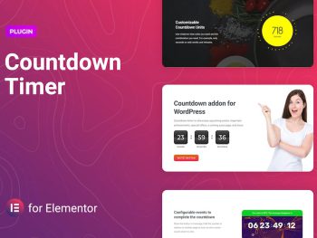 Countdown Timer for Elementor WordPress Eklentisi