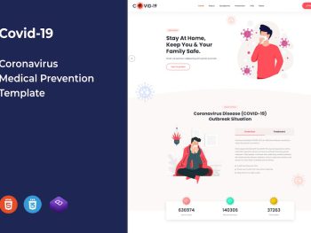 Covid-19 - Coronavirus Medical Prevention Template Yazı Tipi