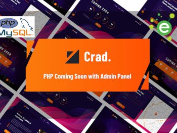 Crad - PHP Coming Soon with Admin Panel Yazı Tipi