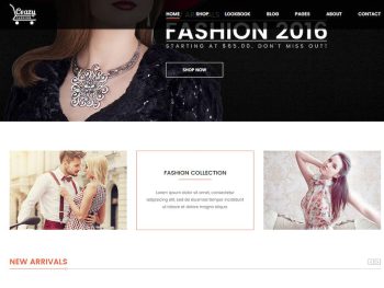 Crazy Fashion - eCommerce HTML5 template Yazı Tipi