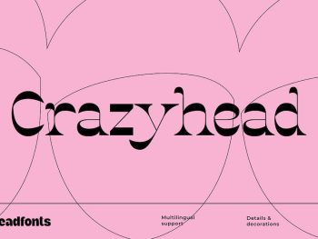 Crazyhead Display Font Family Yazı Tipi
