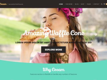 Cream - Ice Cream and Bakery HTML5 Template Yazı Tipi