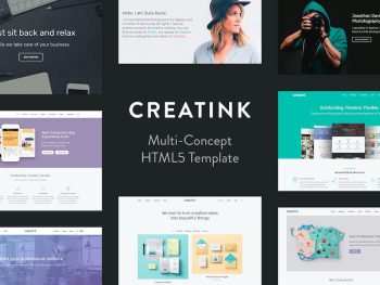 Crea;tink Multi-Concept HTML5 Template Yazı Tipi