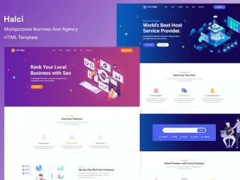 Creative HTML5 Template for Saas