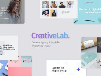 Creative Lab - Creative Studio & Agency Portfolio WordPress Teması