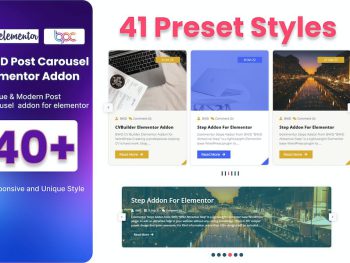 Creative Post Carousel Addon for Elementor WordPress Eklentisi