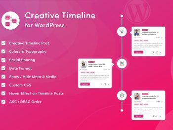 Creative Timeline for WordPress WordPress Eklentisi