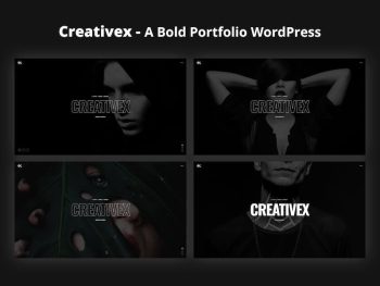 Creativex - A Bold Portfolio WordPress Teması