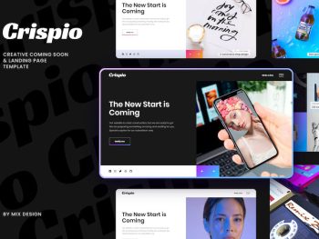 Crispio - Coming Soon and Landing Page Template Yazı Tipi