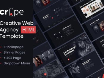 Crope - Creative Web Agency HTML Template Yazı Tipi