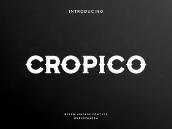 Cropico Yazı Tipi