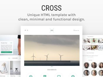 Cross - Minimal HTML5 Template Yazı Tipi