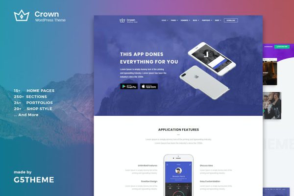 Crown - Multi Purpose WordPress Teması