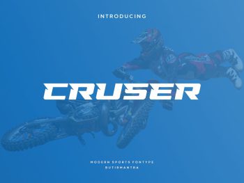 Cruser - Sport Font Yazı Tipi