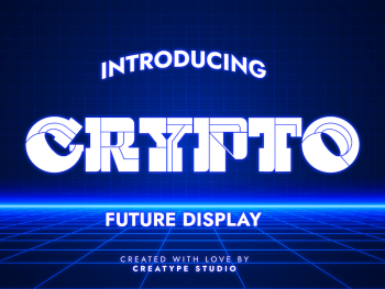 Crypto Future Display Yazı Tipi