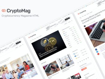 CryptoMag - Cryptocurrency Magazine HTML Template Yazı Tipi