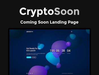 CryptoSoon - Coming Soon Template Yazı Tipi