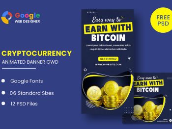 Cryptocurrency Bitcoin Google Web Designer Yazı Tipi