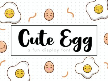 Cute Egg Yazı Tipi